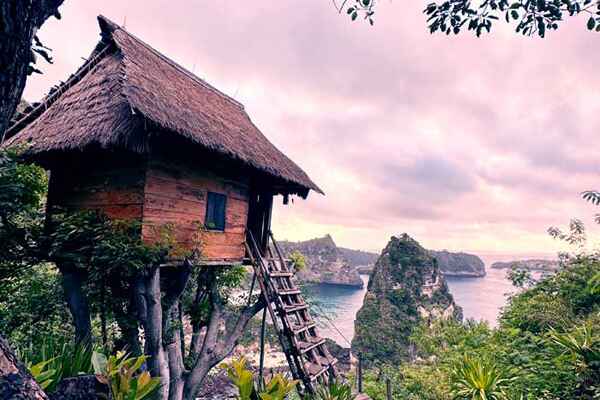 Obyek Wisata Rumah Pohon Tree House Nusa Penida Timur