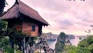 Obyek Wisata Rumah Pohon Tree House Nusa Penida Timur